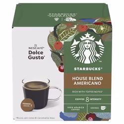 Starbucks by Nescafe Dolce Gusto Americano House Blend Coffee 12 Capsu
