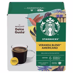 Starbucks by Nescafe Dolce Gusto Americano Veranda Blend Coffee 12 Cap