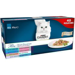 Gourmet Perle Cat Food Ocean Collection, 40 x 85g