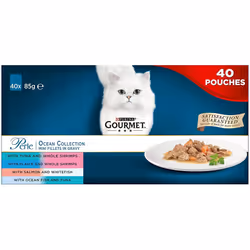 Gourmet Perle Cat Food Ocean Collection, 40 x 85g