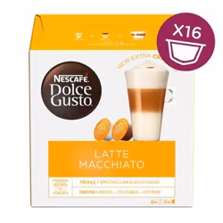Nescafé Dolce Gusto Latte Macchiato, Coffee capsule, Latte macchiato, Dolce Gusto, 8 cups, Multicolour, Nescafé