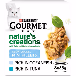 Gourmet Natures Creations Cat Food, Fish, 8 x 85g