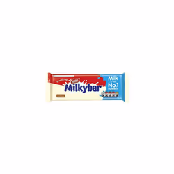 Milkybar 12224054 White Chocolate Bars, 14 x 90g