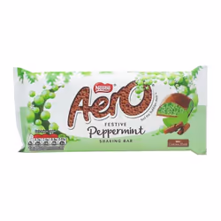 Aero Peppermint Mint Chocolate Sharing Bar - Pack of 15 x 90G