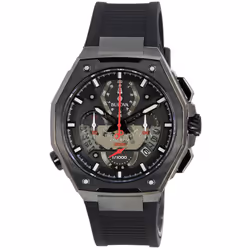 Bulova Precisionist X Chronograph Black Dial Quartz Diver's 98B358 300M Men's Watch