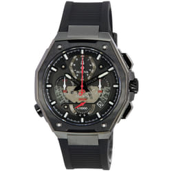 Bulova Precisionist X Chronograph Black Dial Quartz Diver's 98B358 300M Men's Watch