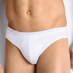 2-Pack Basic Men's Mini Briefs, White - M