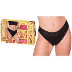 Sloggi Period Pants Tai Medium Leakproof Womens Underwear Black Menstrual Panties Undies - L