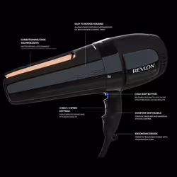 Revlon Pro Collection Salon 360 Surround AC Hair Dryer, 1800 W