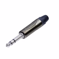 Neutrik NP3X-BAG 6.3mm Jack Plug Stereo - Black, One Size
