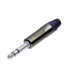 Neutrik NP3X-BAG 6.3mm Jack Plug Stereo - Black, One Size