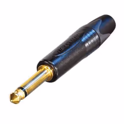 Neutrik NP2X-B, Black, Gold, 1 mm², 50 V, 50 V, Black chromium