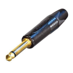 Neutrik NP2X-B wire connector 6.35 Black