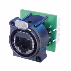 Neutrik NE8FAV-YK, RJ45, Black, Green, Silver, Tinplate, Cat5e, Nickel/Gold, TIA/EIA 586B, IEC11801, UL 94 V-0