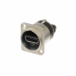 Neutrik NTR-NAHDMI-W, HDMI 1.3a, Silver, ABS synthetics, Brass, Nickel, Zinc steel, UL 94 V-0, -25 - 85 °C, 31 mm