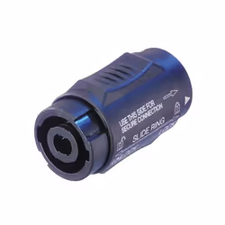 Neutrik NTR-NL4MMX, Black, Metal, Polyamide, UL 94 HB, IEC 68-2-20, -30 - 80 °C, 28.7 mm, 50 mm