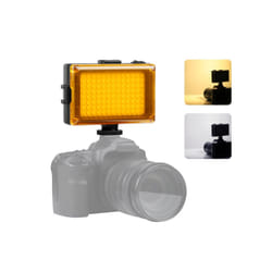 PULUZ Pocket 104 LED 1800LM Vlogging Studio Light with White & Orange Filters for Canon, Nikon, DSLR