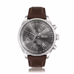 HUGO BOSS 7613272231091, Male, Stainless steel, Brown