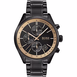 Hugo Boss 1513578 Grand Prix Black 44mm Stainless Steel Men's Watch