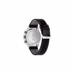 BOSS Chronograph Quartz Watch for Men with Black Leather Strap - 1513853