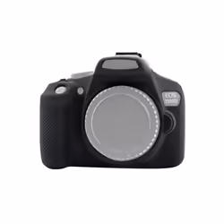 PULUZ Soft Silicone Protective Case for Canon EOS 1300D / 1500D(Black)