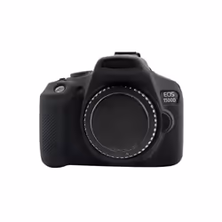 PULUZ Soft Silicone Protective Case for Canon EOS 1300D / 1500D(Black)