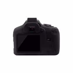 PULUZ Soft Silicone Protective Case for Canon EOS 1300D / 1500D(Black)