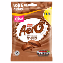 Aero Melts Milk Chocolate Sharing Bag 80g (Pack of 12)