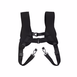 PULUZ Quick Release Double Shoulder Harness Soft Pad Decompression Foam Strap Belt for DSLR Digital Cameras