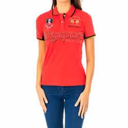 Polo Manga Corta La Martina - red, 2