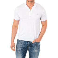 Polo Manga Corta De Corte ClÃ¡sico Y Con Cuello Con Solapa Hmsa01 Para Hombre - white, 3XL