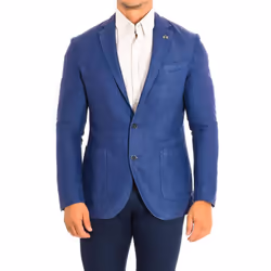 Americana Manga Larga Jmja01-tw202 Para Hombre - blue, 48