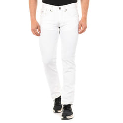 PantalÃ³n Largo Tejano Con Bajos De Corte Recto Jmt016 Para Hombre - white, 33-USA