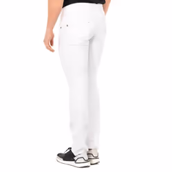 PantalÃ³n Largo Tejano Con Bajos De Corte Recto Jmt016 Para Hombre - white, 33-USA