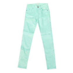 PantalÃ³n Stretch Brillantes Con Bajos Con Corte Pitillo Jwt010 Para Mujer - green, 28-USA