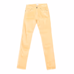 Pantalón Stretch Brillantes Con Bajos Con Corte Pitillo Jwt010 Para Mujer - yellow, 28-USA