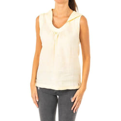 Camiseta Sin Mangas Y Cuello Redondo Jwu004 Para Mujer - yellow, 1