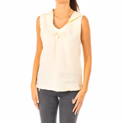 Camiseta Sin Mangas Y Cuello Redondo Jwu004 Para Mujer - yellow, 5