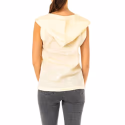 Camiseta Sin Mangas Y Cuello Redondo Jwu004 Para Mujer - yellow, 5