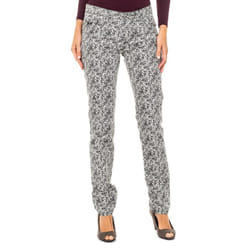 PantalÃ³n Largo De DiseÃ±o Floreado Lwt004 Para Mujer - black, 26-USA