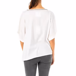 Camiseta Manga Corta Y Cuello Redondo Lwre32 Para Mujer - white, 2