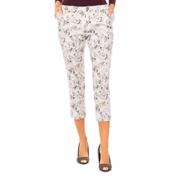Pantalón Con Bajos Rectos Y Trabillas De Cinturón Lwt011 Para Mujer - multicolor, 32-USA