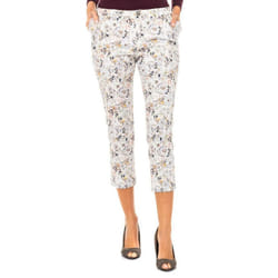 PantalÃ³n Con Bajos Rectos Y Trabillas De CinturÃ³n Lwt011 Para Mujer - multicolor, 32-USA