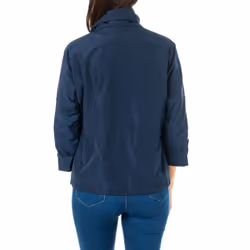 Chaqueta Manga Larga Cuello Alto Lwo004 Para Mujer - blue, 1