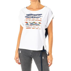 Camiseta Manga Corta Lwr308 Para Mujer - white, 1