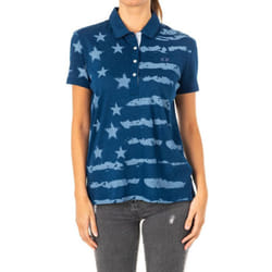 Polo Manga Corta Cuello De Solapa Lwp305 Para Mujer - blue, XS
