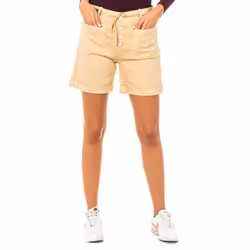 Short Con Bajos Con Dobladillo Y Trabillas Para CinturÃ³n Lwb001 Para Mujer - beige, 26-USA