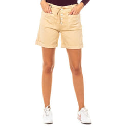 Short Con Bajos Con Dobladillo Y Trabillas Para CinturÃ³n Lwb001 Para Mujer - beige, 26-USA