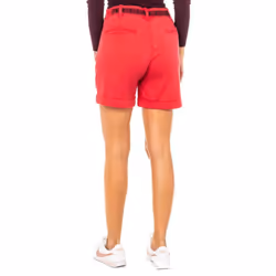 Short Con Bajos Con Dobladillo Y Trabillas Para CinturÃ³n Lwb001 Para Mujer - beige, 26-USA