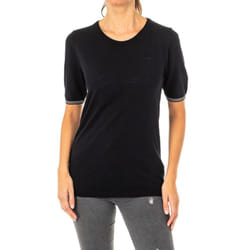 Camiseta Manga Corta Y Cuello Redondo Lws001 Para Mujer - black, 1